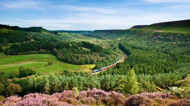 steam locomotive in north yorkshire